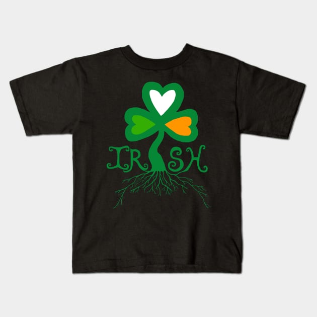 My Irish Heritage Roots Kids T-Shirt by Art by Deborah Camp